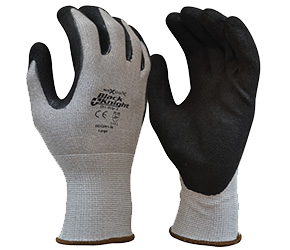 MAXISAFE GLOVES BLACK KNIGHT DRI-GRIP CUT-3 W/GRIPMASTER SM 